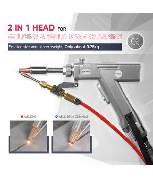 2 in 1 1500W 2000W 3000W Mobile Laser Welding Machine with Weld Seam Cleaning Function Handheld Metal Laser Welder